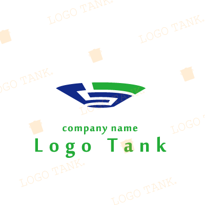  扇形にＳのロゴ ネイビー / グリーン / 紺 / 緑 / ゲーム会社 / レール / 学生帽/タッセルボード/青海波/和柄/日本/日の出/合格/成功/上昇/成就/教育/スクール/和風/知的/知性/ / アルファベット / イニシャル / 建築 / 不動産 / ショップ / 店舗 / ポップ / ナチュラル / シンプル / モダン / クール / ロゴマーク / ロゴ / ロゴ制作 / 作成 /,ロゴタンク,ロゴ,ロゴマーク,作成,制作