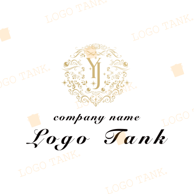  Ｙ、Ｊをモチーフにしたラグジュアリーなロゴ ゴールド / ブラック / 金 / 黒 / デコレーション / Ｊ / ｊ / アルファベット / 美容 / 団体 / ショップ / エステ / T/R/クール/青/黒/シンプル/安定感/男性的/カッコイイ/建築/不動産/IT/スクール/スポーツ/ / ポップ / モダン / ゴージャス / ラグジュアリー / 優雅 / ロゴタイプ / イニシャル / 頭文字 /,ロゴタンク,ロゴ,ロゴマーク,作成,制作