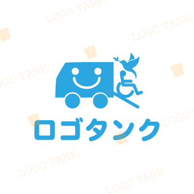  介護タクシーのロゴ 未設定,ロゴタンク,ロゴ,ロゴマーク,作成,制作