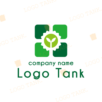  四葉と芽吹きのロゴ 複数色 / 緑 / グリーン / フラット / 芽 / 保険業 / 発芽 / 葉 / 衣裳 / クローバー / 植物 / クリニック / IT / 教育 / 飲食店 / セラピー / エコ / ナチュラル / シンプル / キュート / 成長 / 未来 / シンボルマーク / ロゴマーク / 作成 / 制作 / 格安ロゴ /,ロゴタンク,ロゴ,ロゴマーク,作成,制作