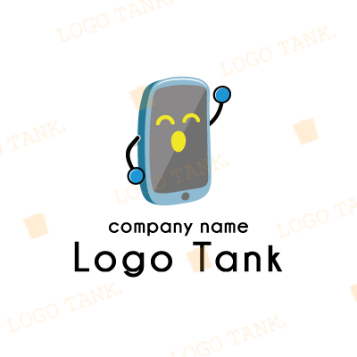 スマホのキャラクターロゴ