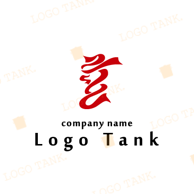 和と炎を表現したロゴ