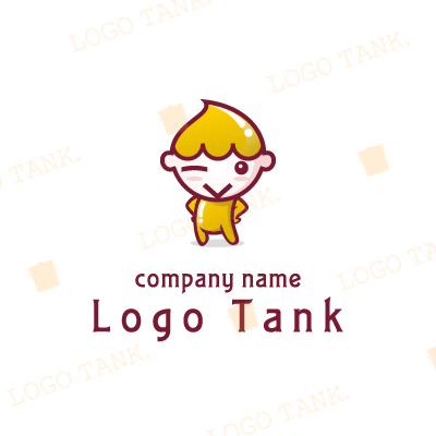 赤ちゃんキャラクターロゴ