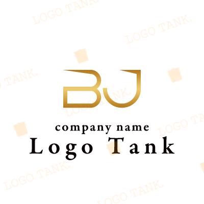 スタイリッシュな「B」「J」のロゴ