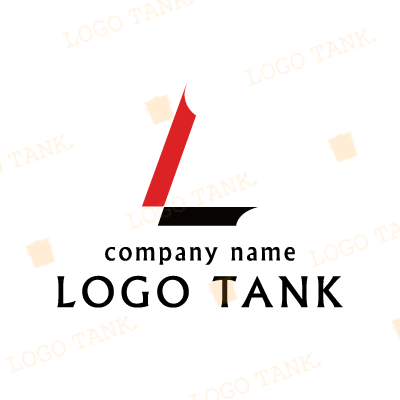 Lの文字のロゴ