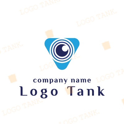 見る・撮る・カメラレンズがテーマのロゴ
