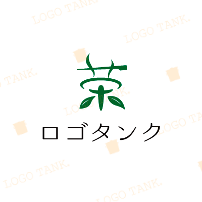 茶モチーフロゴ