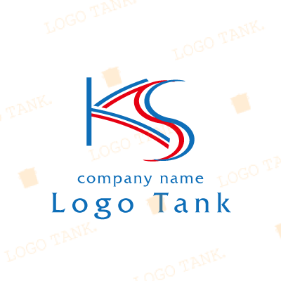 「K」と「S」をモチーフ化したロゴマーク。