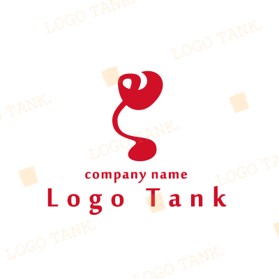 赤いロゴ
