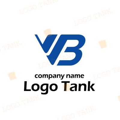 VとBをまとめたロゴ