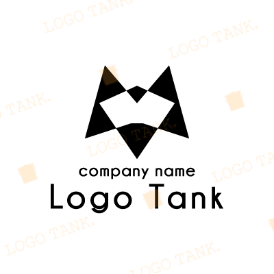 複数の図形を組み合わせロゴ