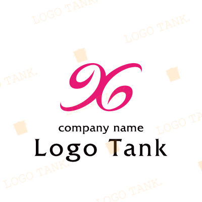 ９６をデザインにしたロゴ