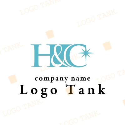 H＆Cと星をイメージしたロゴ