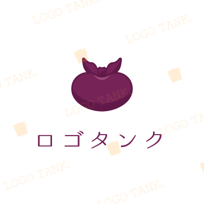 和風な小豆のロゴ