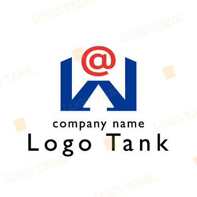 ＠とＷのロゴ