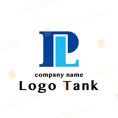 Ｐ、Ｌのモノグラムのロゴ