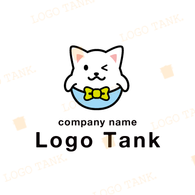 ファンシーなキャラクターのロゴ