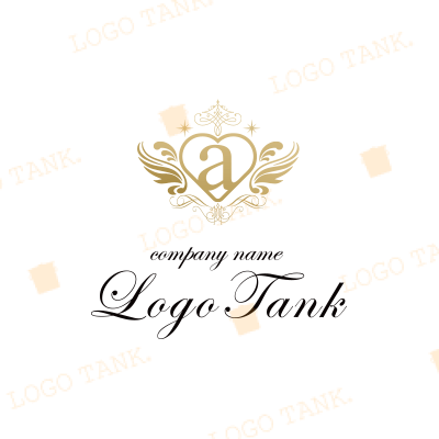 ラグジュアリーなイメージのａのロゴ