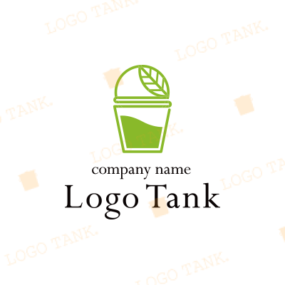 お茶、ハーブティーのロゴ