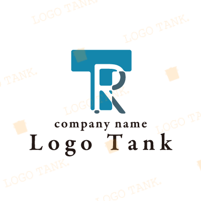 「T」から「R」を抜き出したロゴ