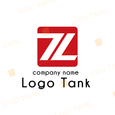 シンメトリーのデザインでＺのロゴ