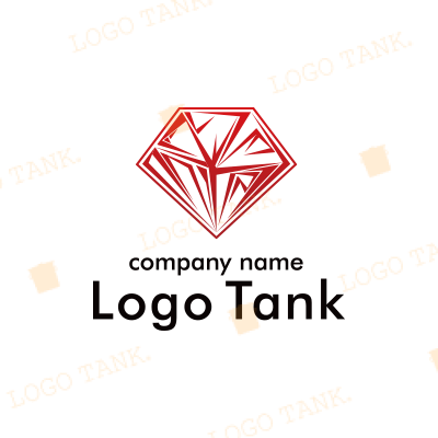 宝石・ダイヤをモチーフのロゴ