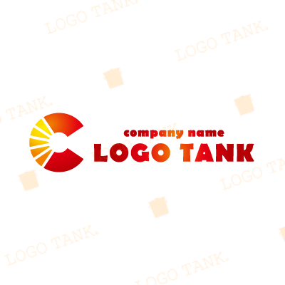 Cを描いたロゴマーク
