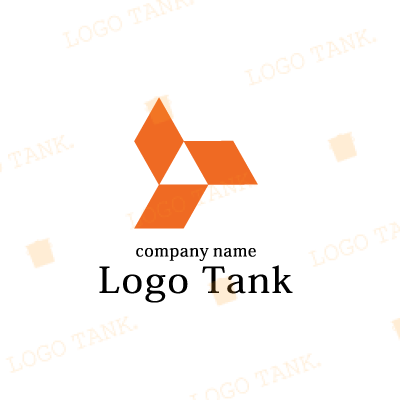 3つの要素が合体・団結したロゴ