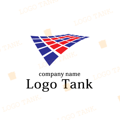 モザイクによるＰのロゴ