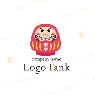 だるまのイラストロゴ