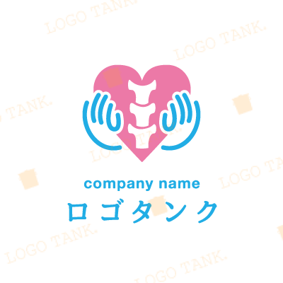 背骨とゴッドハンドの組み合わせ
