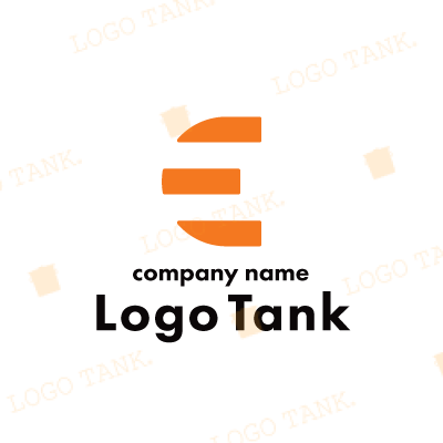 Eに見えるロゴ