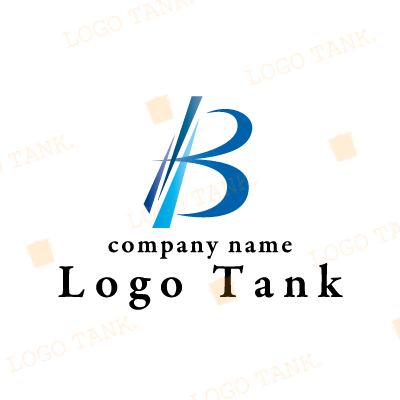 シャープなイメージの「B」のロゴ