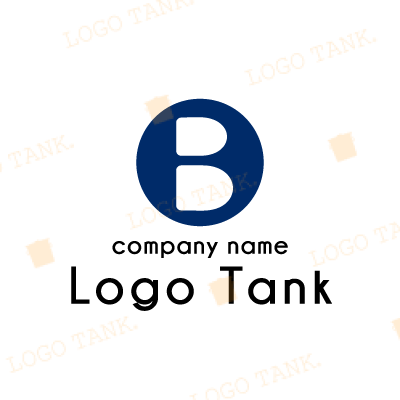 丸型の「B」のロゴ