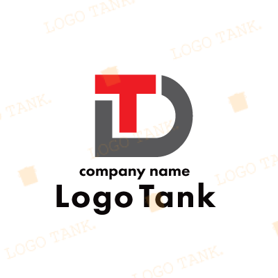 「T」と「D」を組み合わせたロゴ