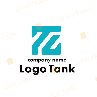 波打つように描かれた「Z」のロゴ