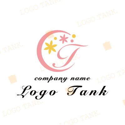 Tと花のロゴ