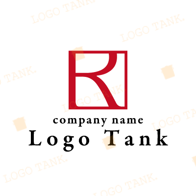 「R」を四角くトリミングしたロゴ
