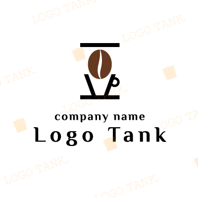 コーヒー「豆」文字