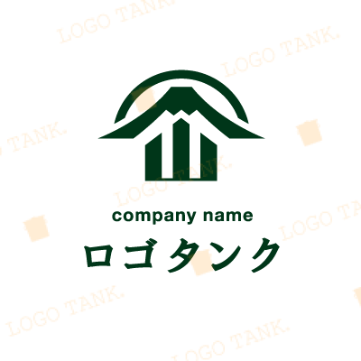 家紋風「山」