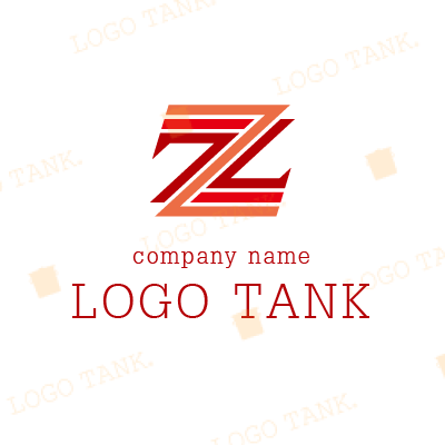 アルファベットZのかっこいいロゴマーク