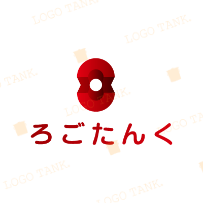 立体的なアルファベットのOのロゴ