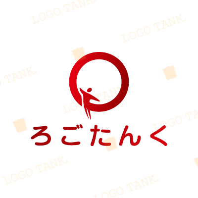 人とアルファベットOのロゴ