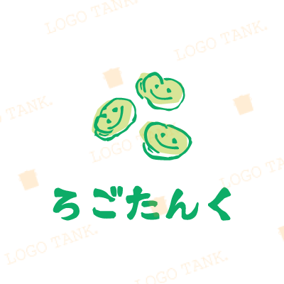 そら豆のロゴ