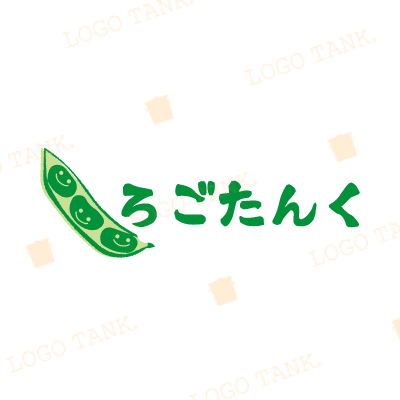 そら豆のロゴ