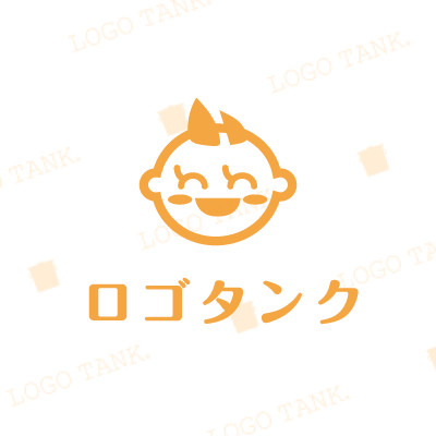 笑顔の赤ちゃんロゴ