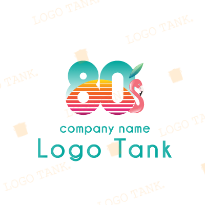 80年代イメージのロゴ