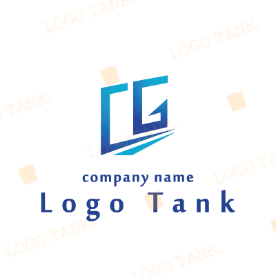 CとGがモチーフのロゴ