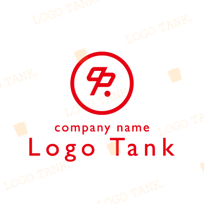 アルファベットPをモチーフしたロゴマーク