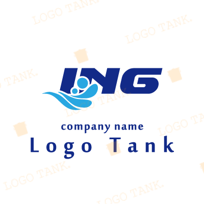 ing(進行形）のロゴ